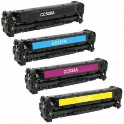 Black toner universal HP CC530A/CE410X/CF380A/X/CAN718-3.5K