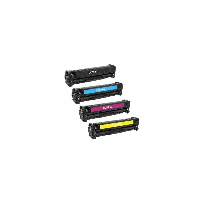 Black toner universal HP CC530A/CE410X/CF380A/X/CAN718-3.5K