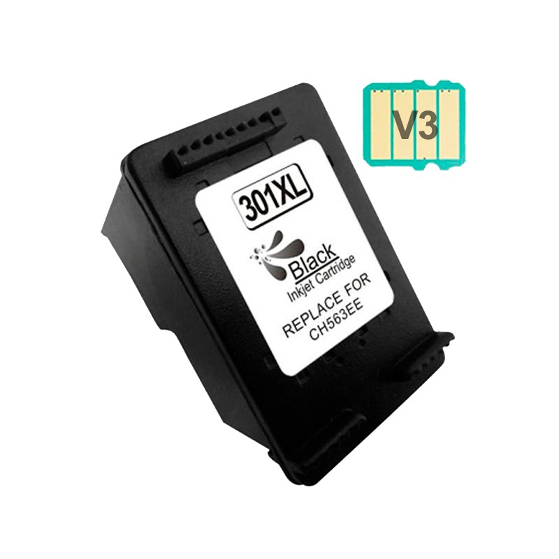 HP 301 XL Preto CH563EE/CH561EE tinteiro compatível