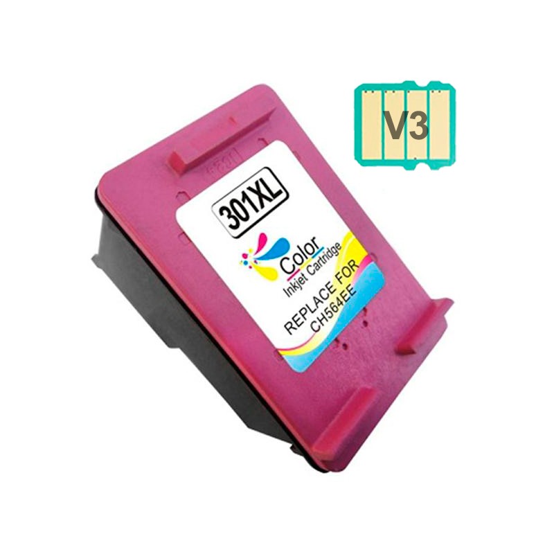 HP 301 XL Color CH564EE/CH562EE Tinteiro compatível