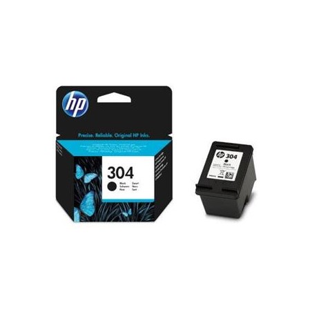 HP 304 Preto Tinta Original - N9K06AE