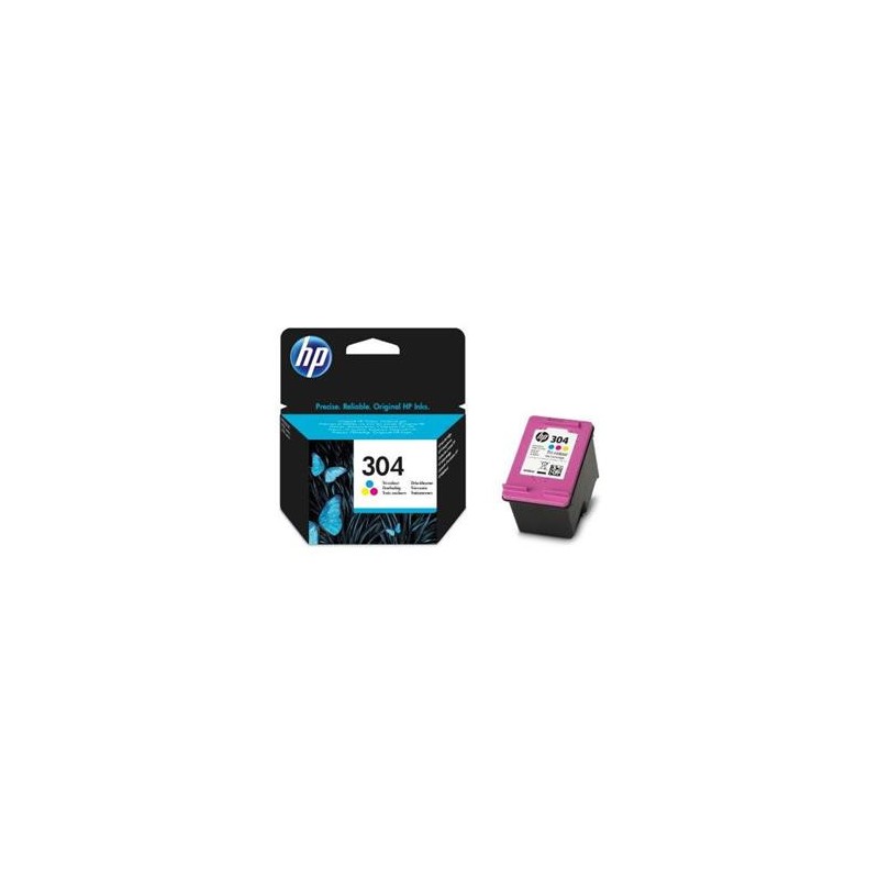 HP 304 Color Tinta Original - N9K05AE