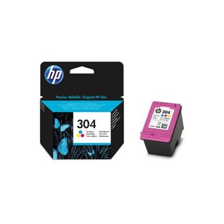 HP 304 Color Tinta Original - N9K05AE