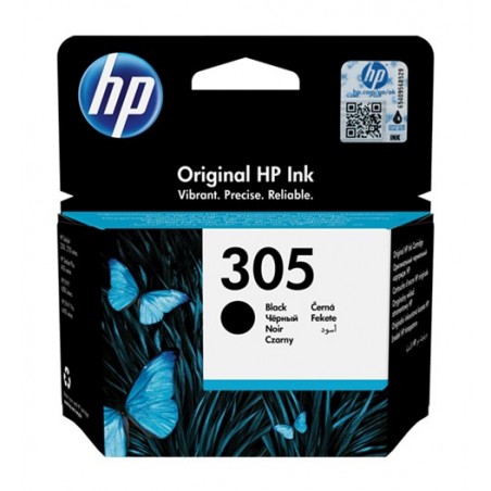 HP 305 Preto Tinta Original - 3YM61AE