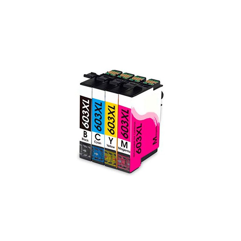 Conjunto 4 Tinteiros Compatíveis Epson 603 XL - 21381-PK4