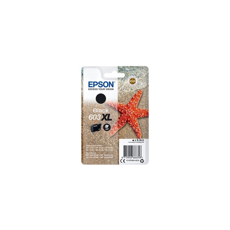 Epson 603XL Preto Cartucho de Tinta Original - C13T03A14010