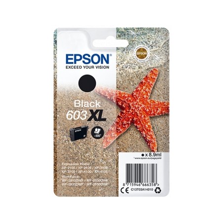 Epson 603XL Preto Cartucho de Tinta Original - C13T03A14010