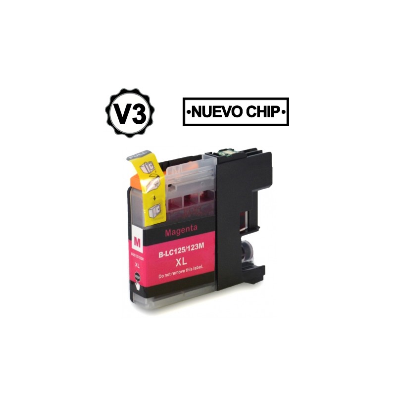Brother LC123XL/LC121XL Magenta Cartucho de Tinta Generico