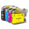 Conjunto 4 tinteiros Brother LC223/LC221 compatíveis