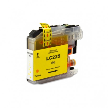 Brother LC225XL Amarelo Cartucho de Tinta Generico