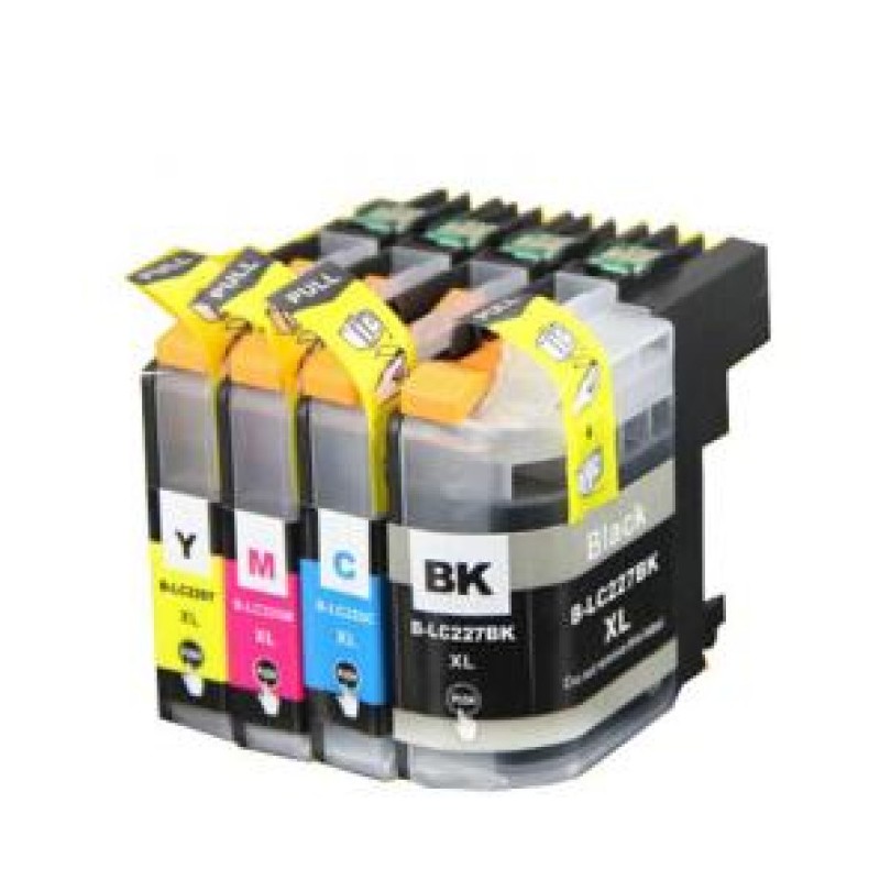 Brother LC227XL/LC225XL  Pack de 4 Cartuchos de Tinta Compatíveis