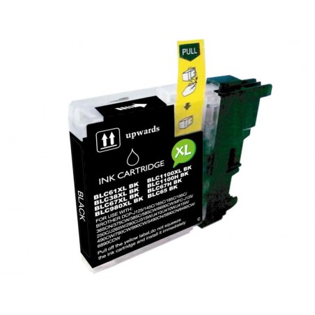 Brother LC980XL/LC1100XL/LC985XL Negro Cartucho de Tinta Generico