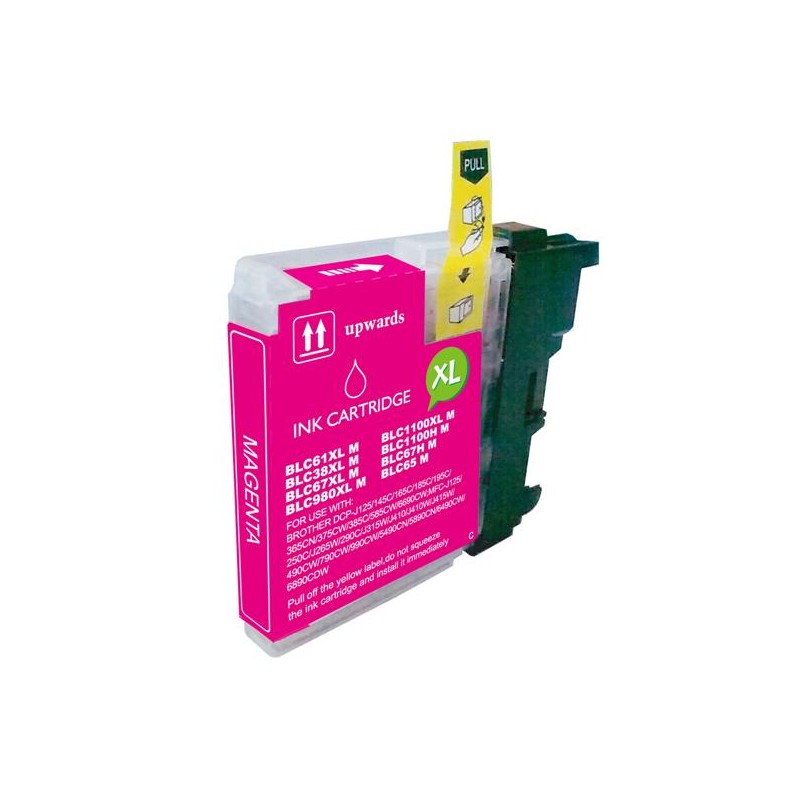 Brother LC980XL/LC1100XL/LC985XL Magenta Cartucho de Tinta Generico