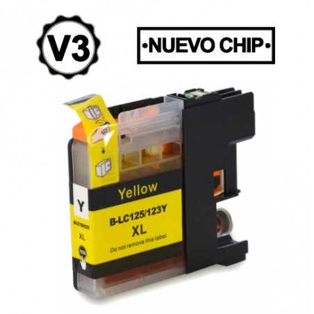 Brother LC125XL Amarelo Cartuchos de Tinta Generico